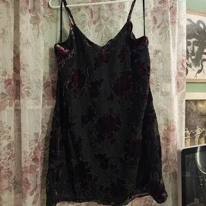 Floral Slip Dress with Spaghetti Straps